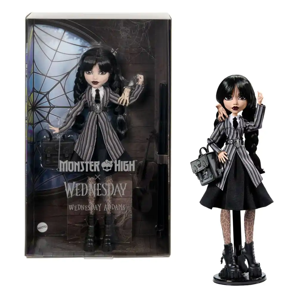 Monster High x Wednesday Doll Sreda Addams fotografija izdelka