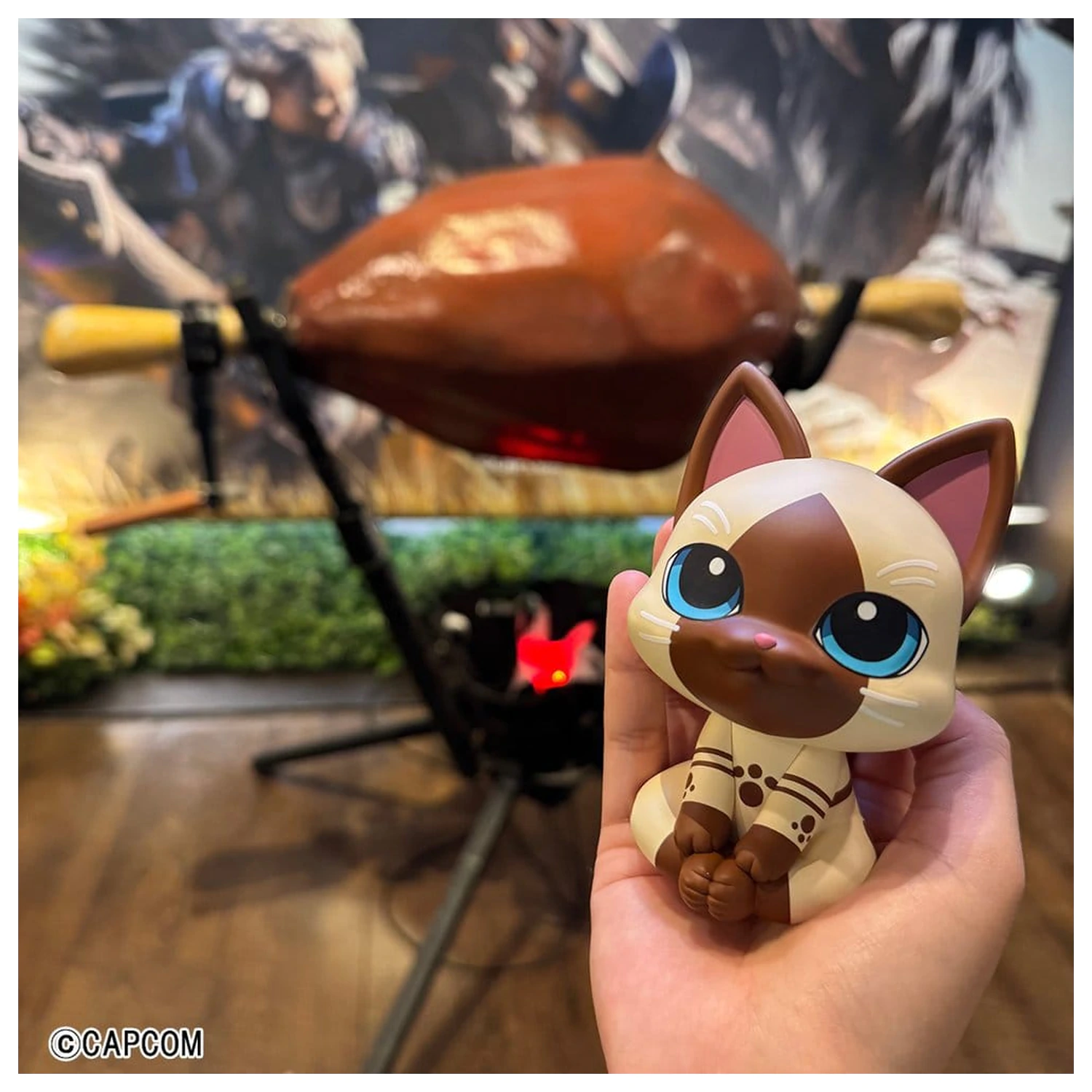 Monster Hunter Look Up PVC figura Airou 11 cm (z darilom) fotografija izdelka