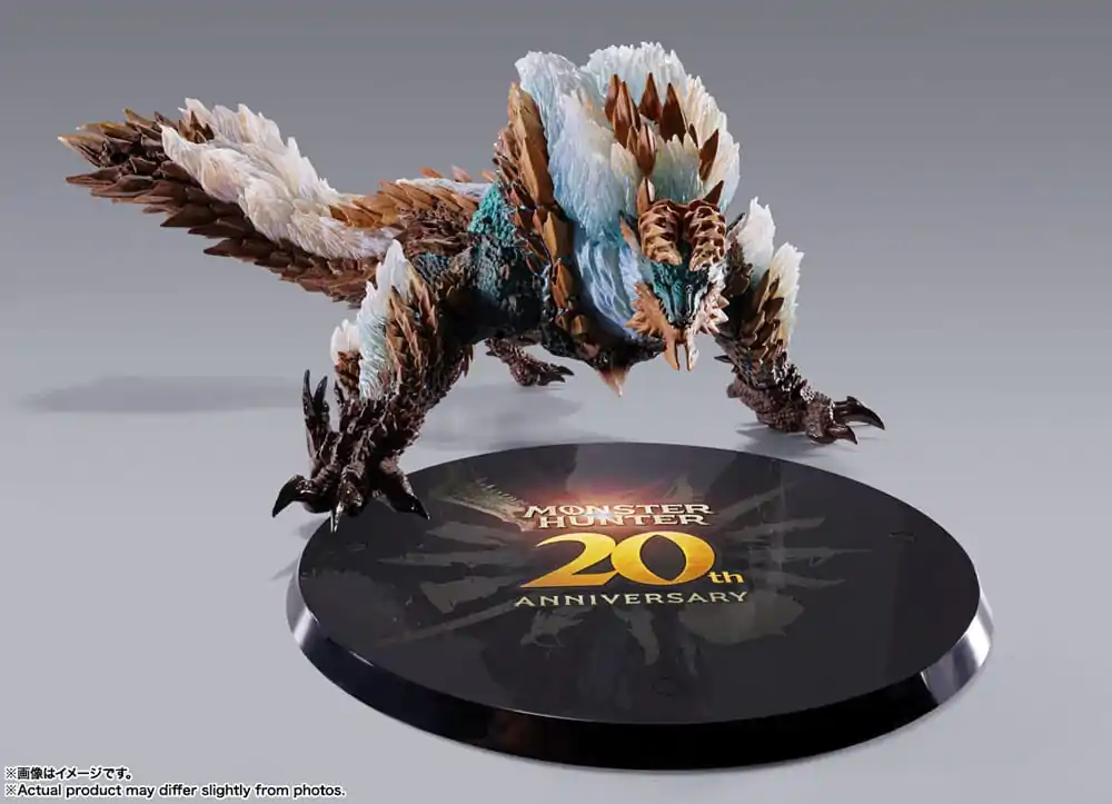 Monster Hunter S.H. MonsterArts akcijska figura Zinogre 20th Anniversary Edition 29 cm fotografija izdelka