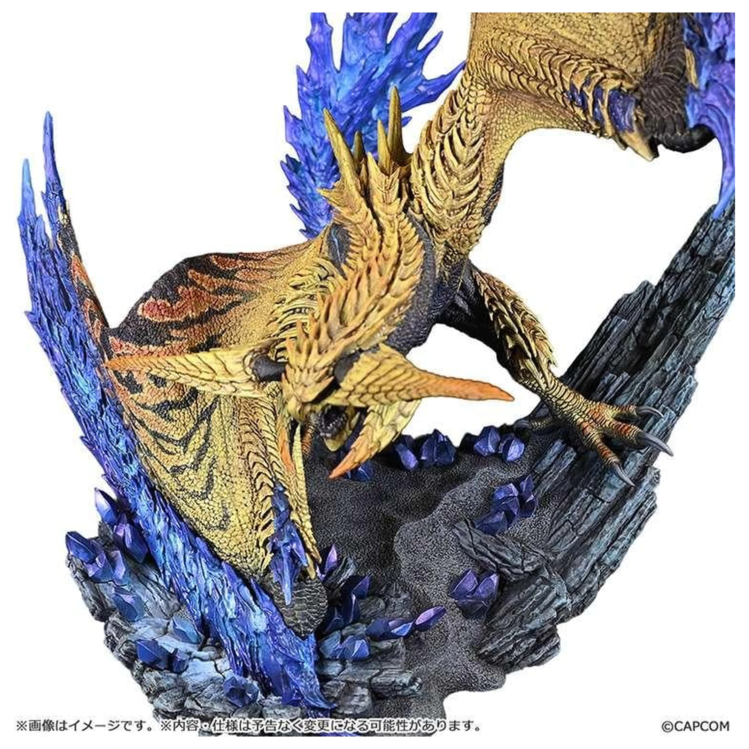 Monster Hunter Shining Thunder Wyvern Rey Dau kip 28 cm fotografija izdelka