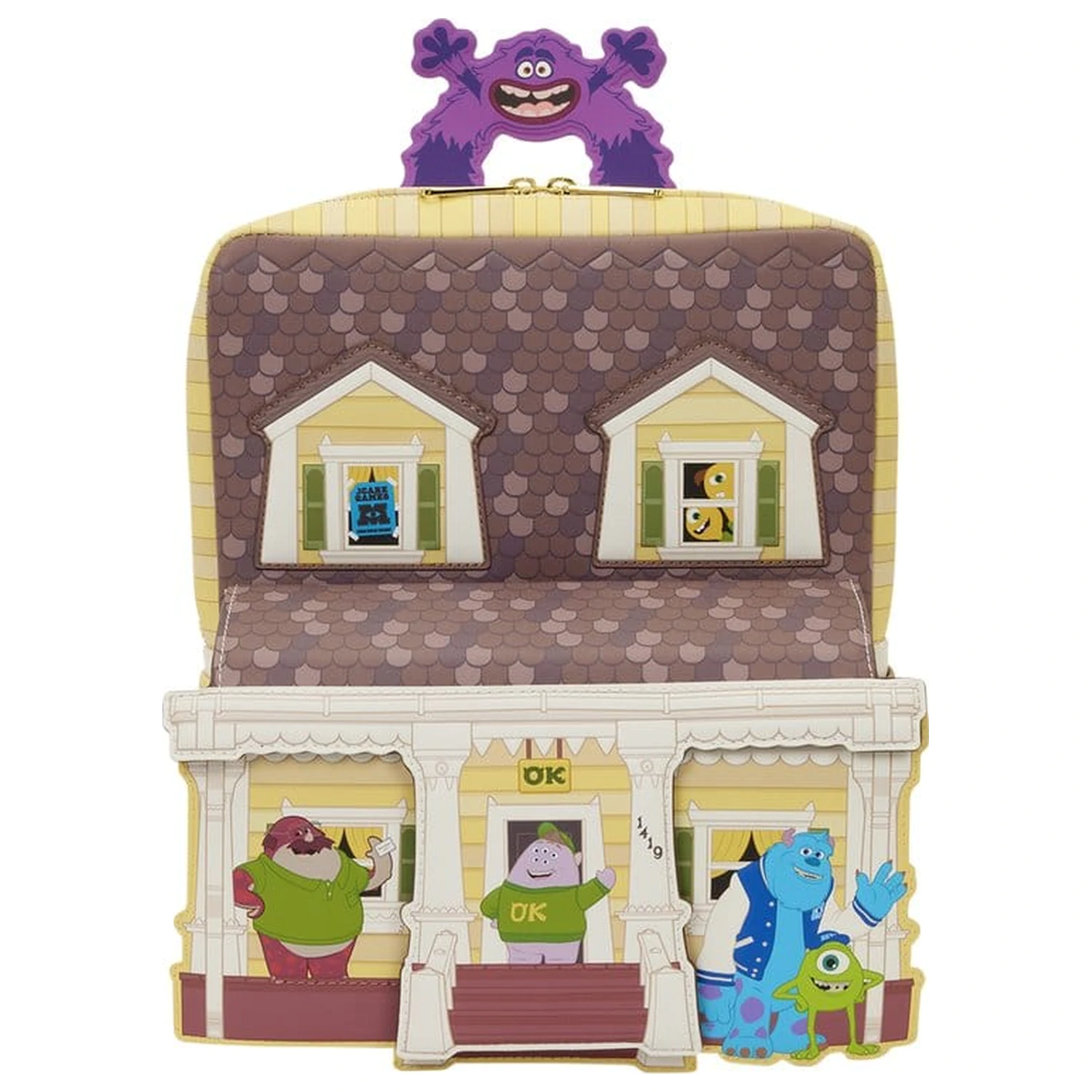 Monsters University Oozma Kappa House figuralni mini nahrbtnik fotografija izdelka