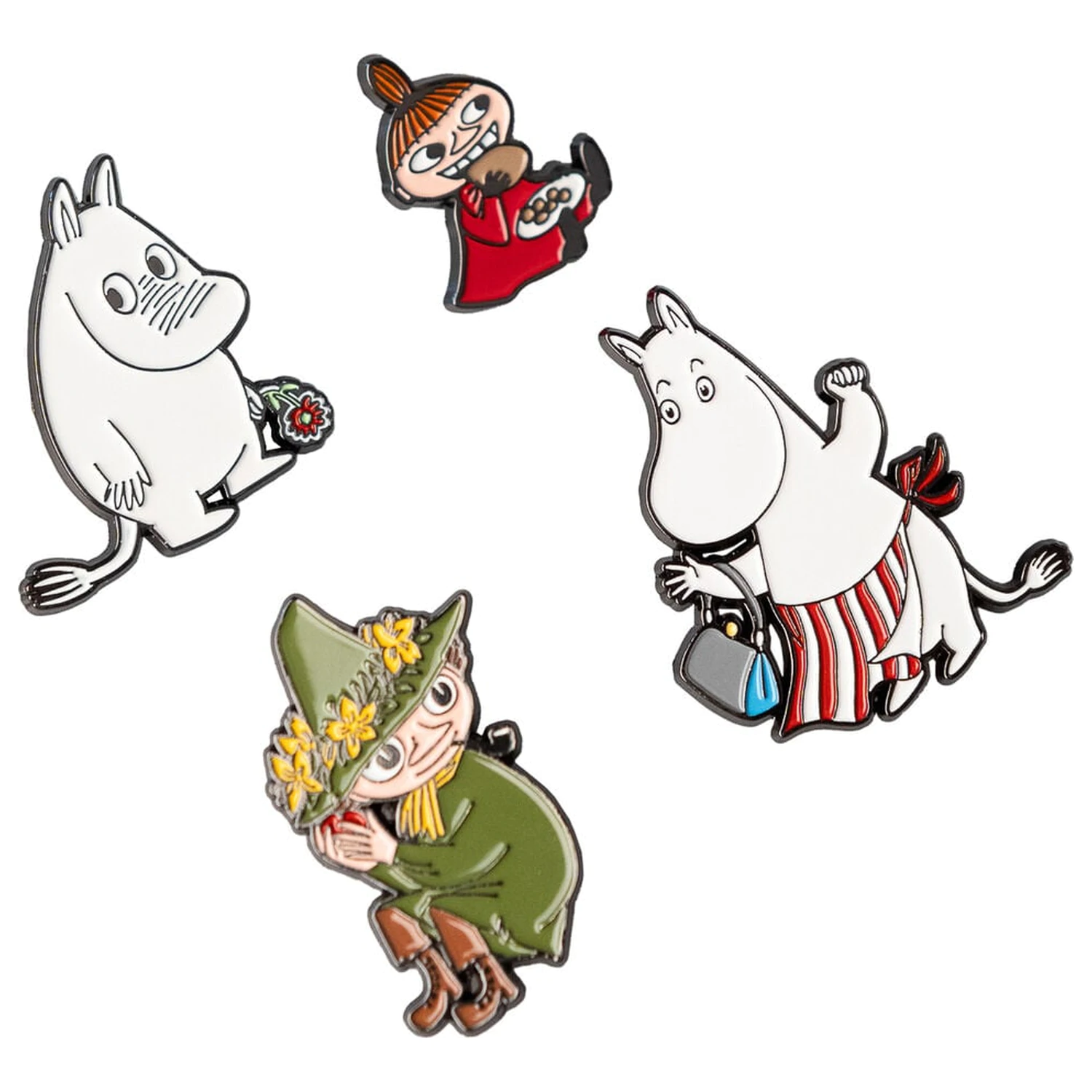 Moomin set 4 značk fotografija izdelka