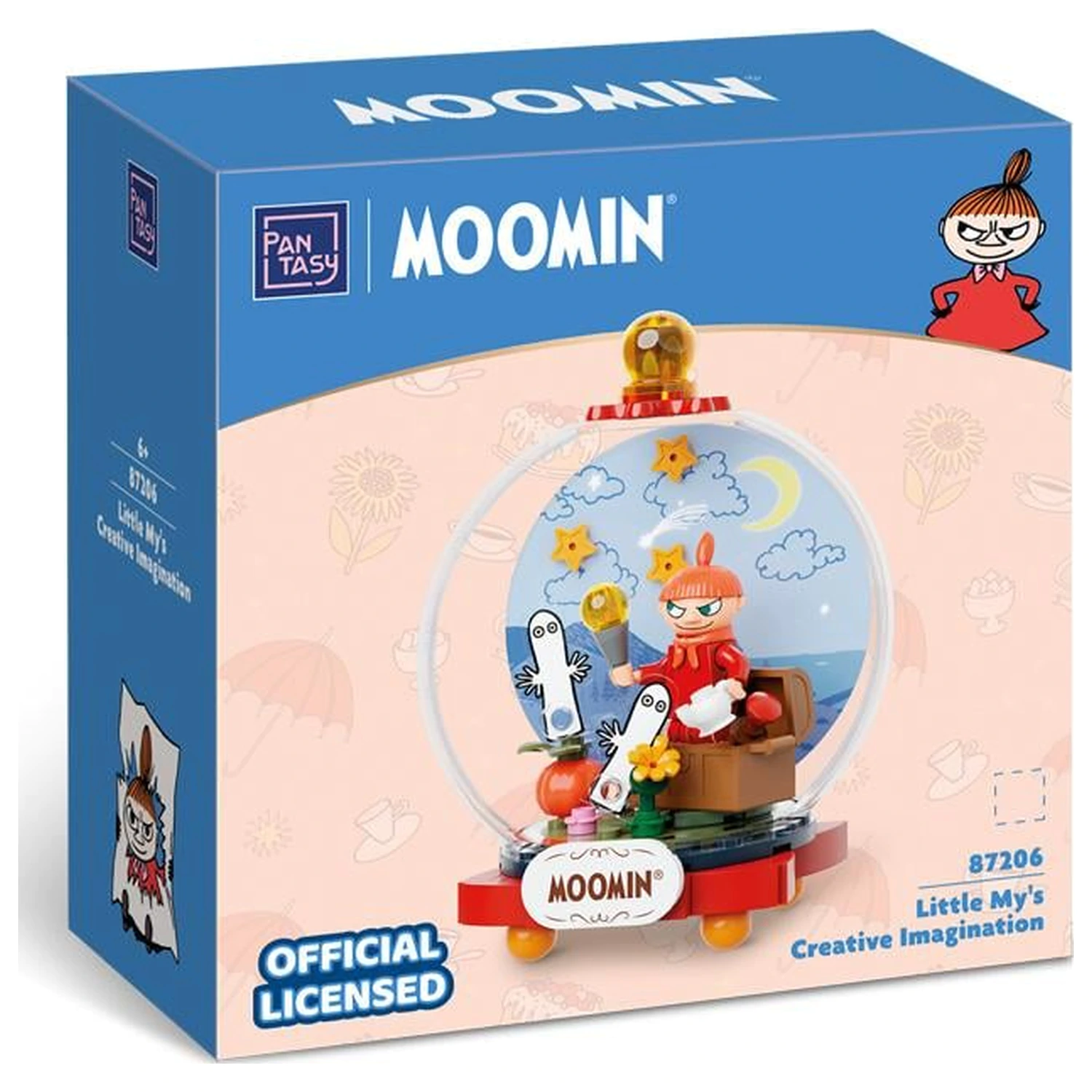 Moomin Little My's Creative Imagination Kocke za sestavljanje 83 kosov fotografija izdelka