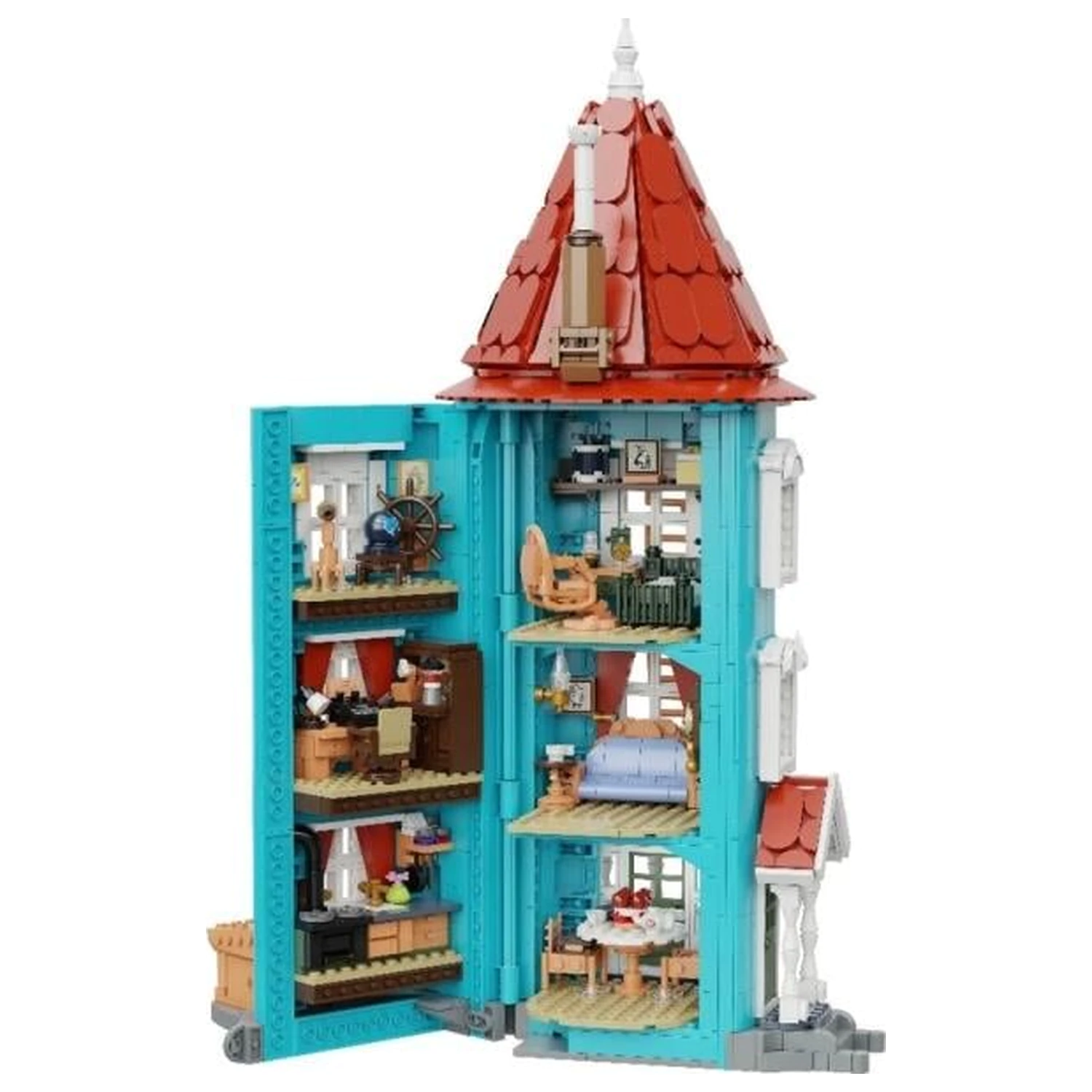 MOOMIN Moomin House gradbene kocke 1757 kosov fotografija izdelka