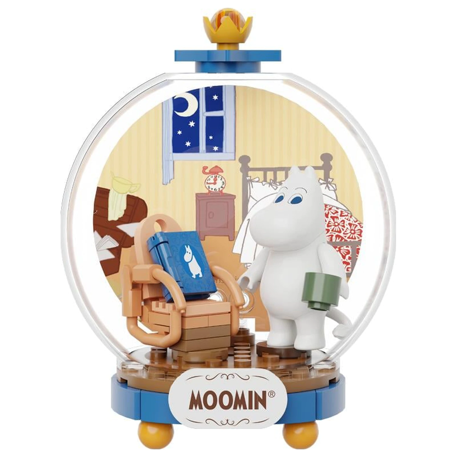 MOOMIN Moomin's Leisurely Time gradbene kocke 73 kosov fotografija izdelka