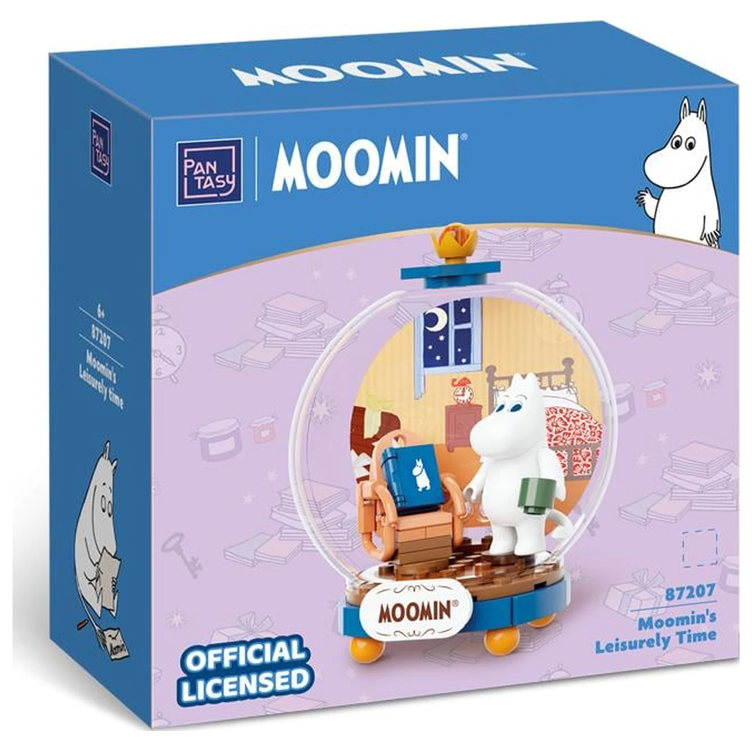MOOMIN Moomin's Leisurely Time gradbene kocke 73 kosov fotografija izdelka