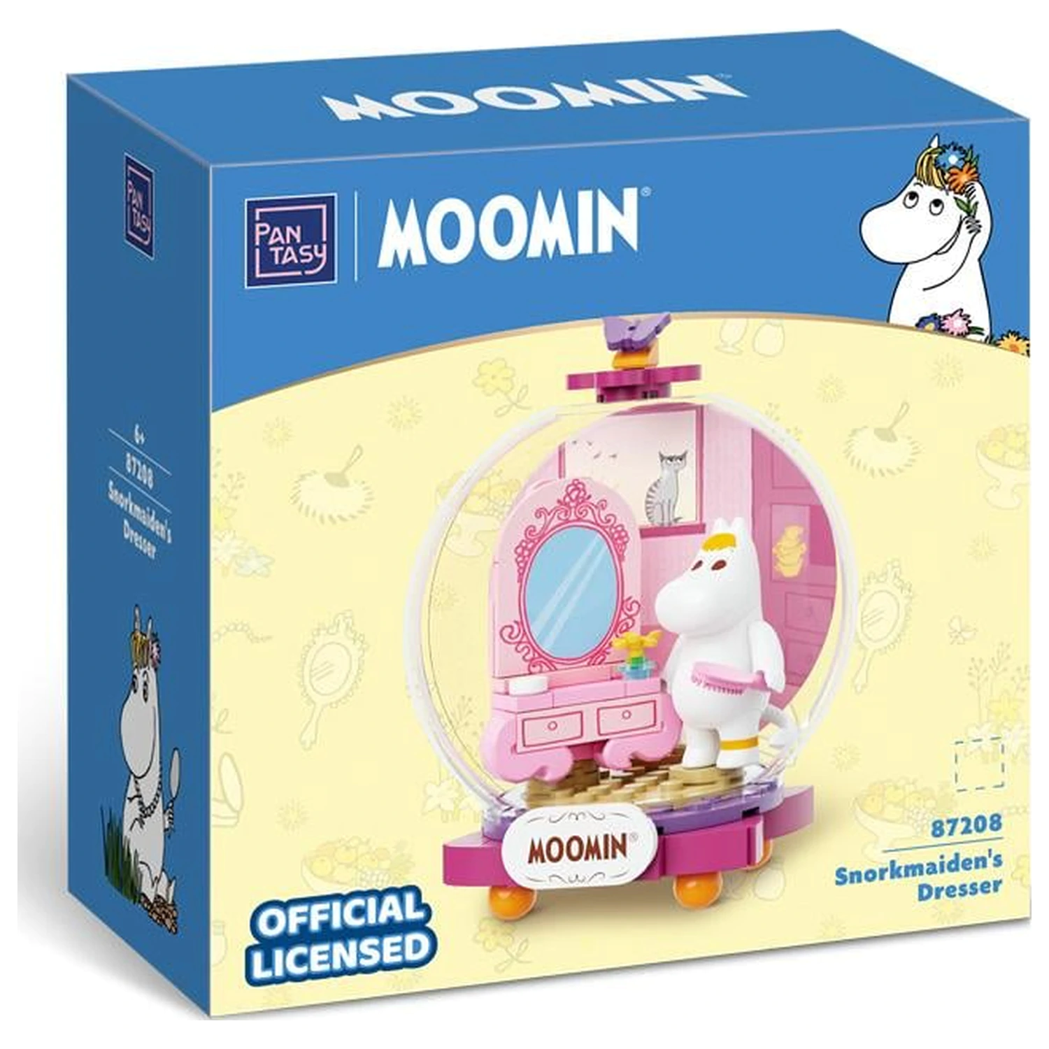 Moomin Snorkmaiden's Dresser gradbene kocke 84 kosov fotografija izdelka