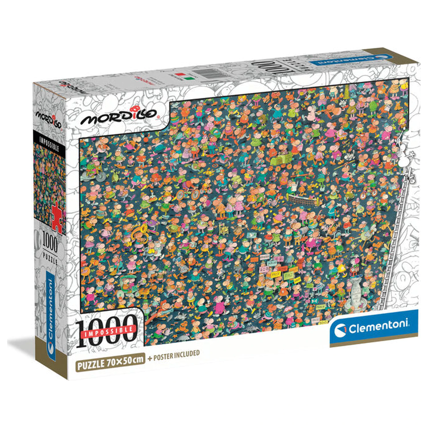 Mordillo Impossible sestavljanka 1000pcs fotografija izdelka
