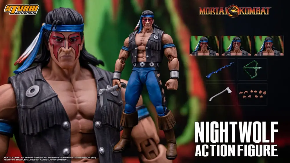 Akcijska figura Mortal Kombat 1/12 Nightwolf 18 cm fotografija izdelka