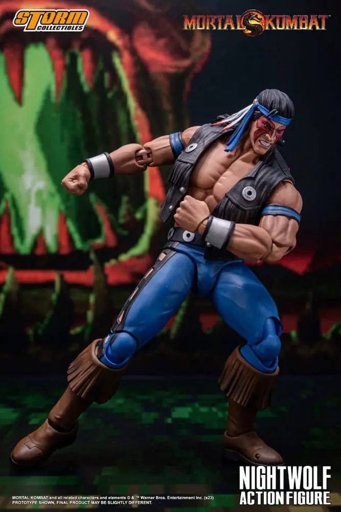 Akcijska figura Mortal Kombat 1/12 Nightwolf 18 cm fotografija izdelka