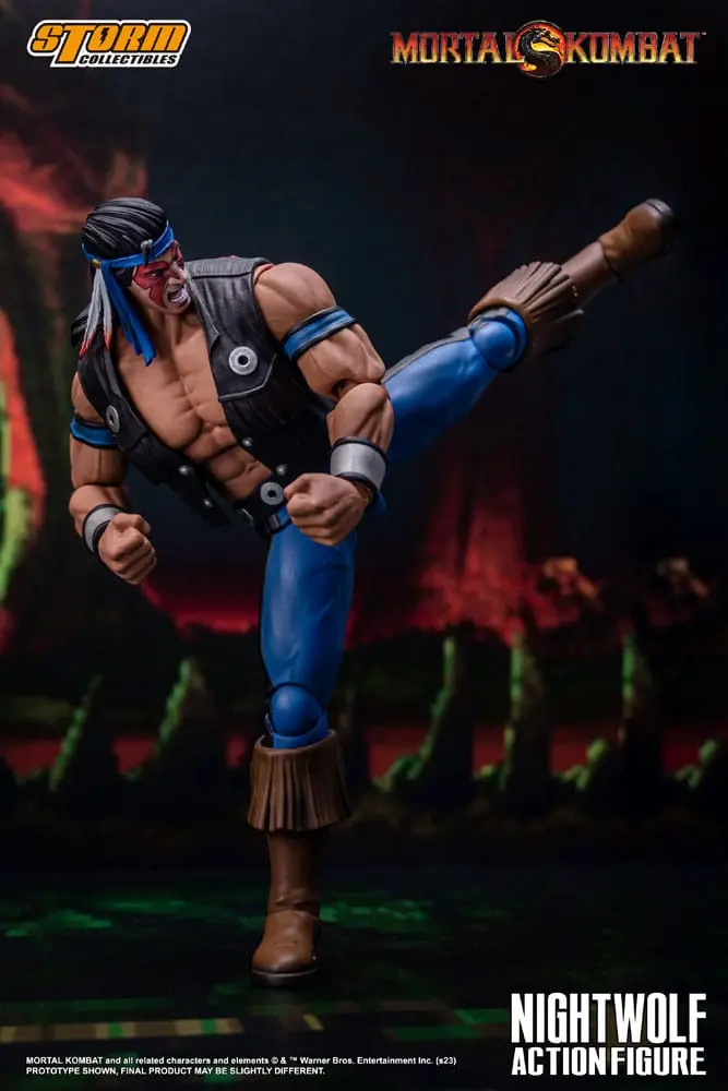 Akcijska figura Mortal Kombat 1/12 Nightwolf 18 cm fotografija izdelka