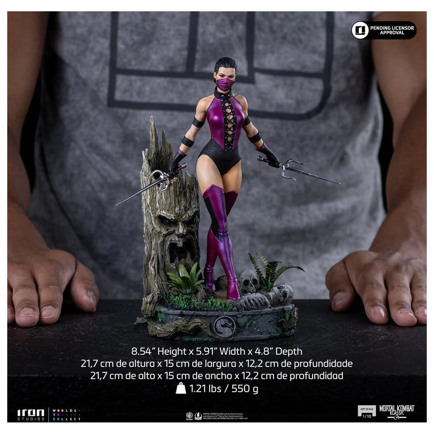 Mortal Kombat Art Scale kip 1/10 Mileena 22 cm fotografija izdelka