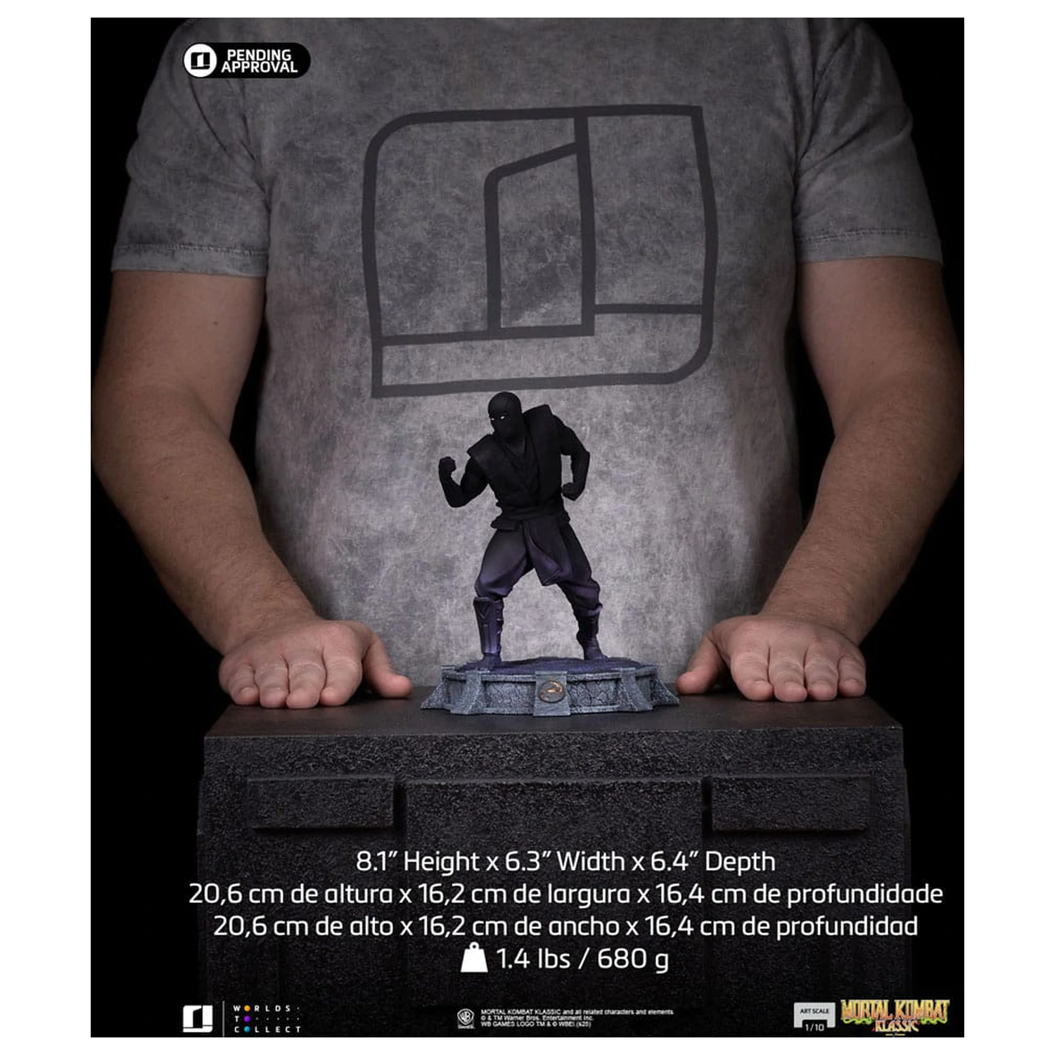 Mortal Kombat Art Scale kip 1/10 Noob Saibot (Ninjas Collection) 21 cm fotografija izdelka