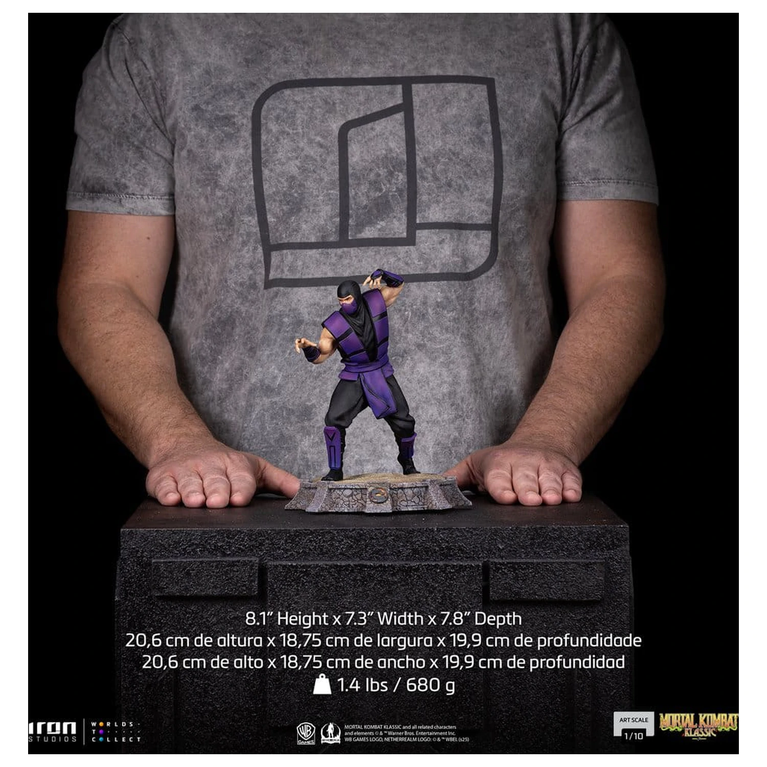 Mortal Kombat kip Art Scale 1/10 Rain 21 cm fotografija izdelka