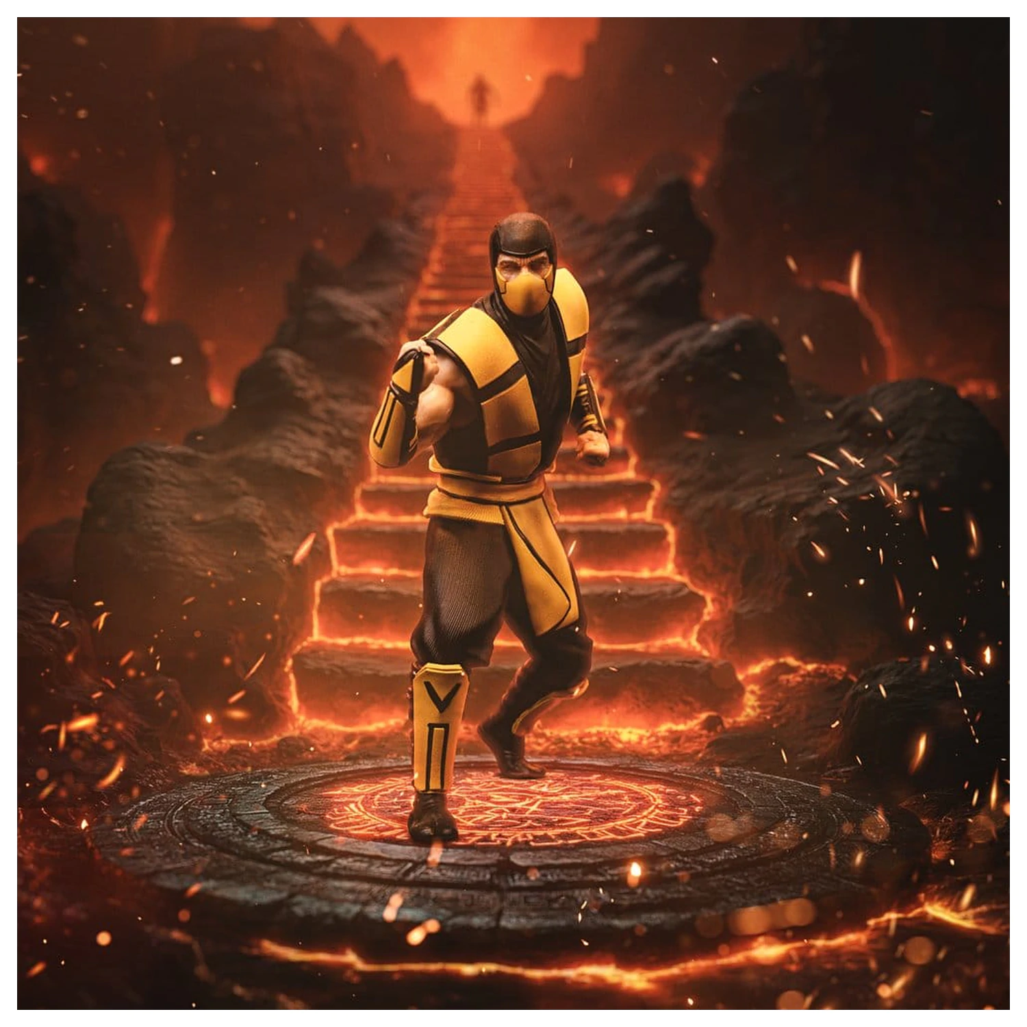 Mortal Kombat Art Scale kip 1/10 Scorpion (Variant) 21 cm fotografija izdelka