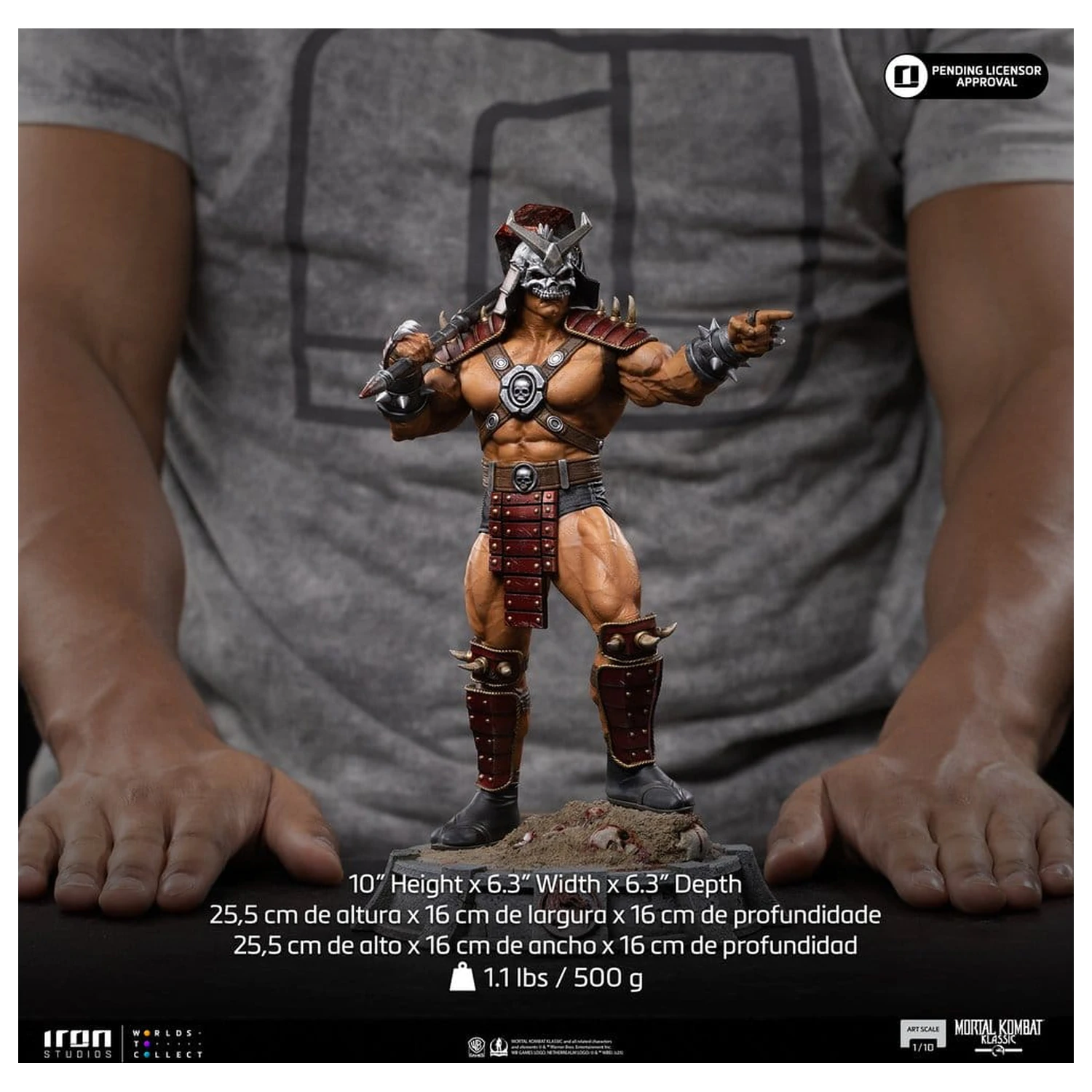 Mortal Kombat Art Scale Kip 1/10 Shao Khan 26 cm fotografija izdelka