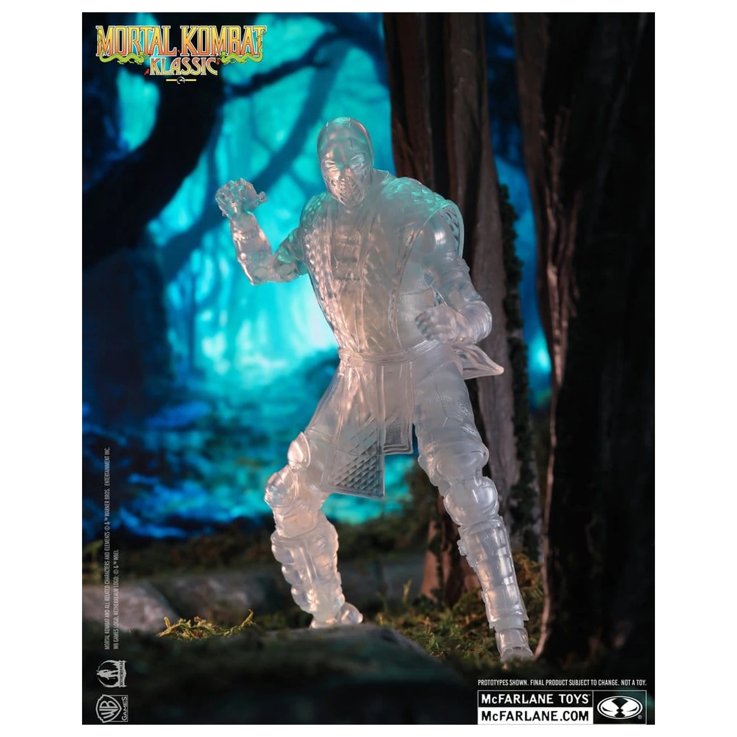 Mortal Kombat Klassic akcijska figura Reptile (Invisible) 18 cm fotografija izdelka
