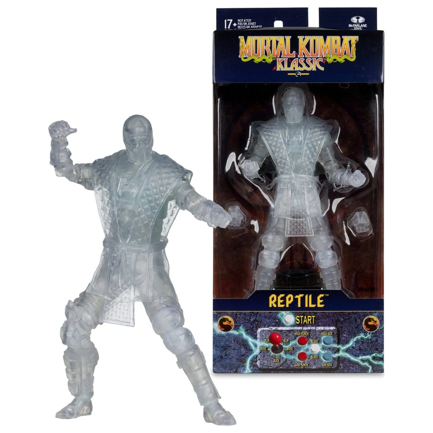 Mortal Kombat Klassic akcijska figura Reptile (Invisible) 18 cm fotografija izdelka