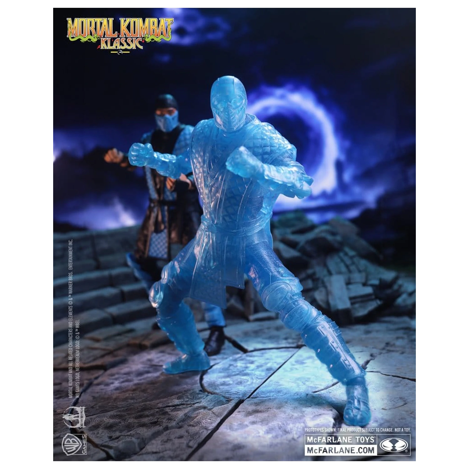 Mortal Kombat Klassic akcijska figura Sub-Zero (Ice Clone) 18 cm fotografija izdelka