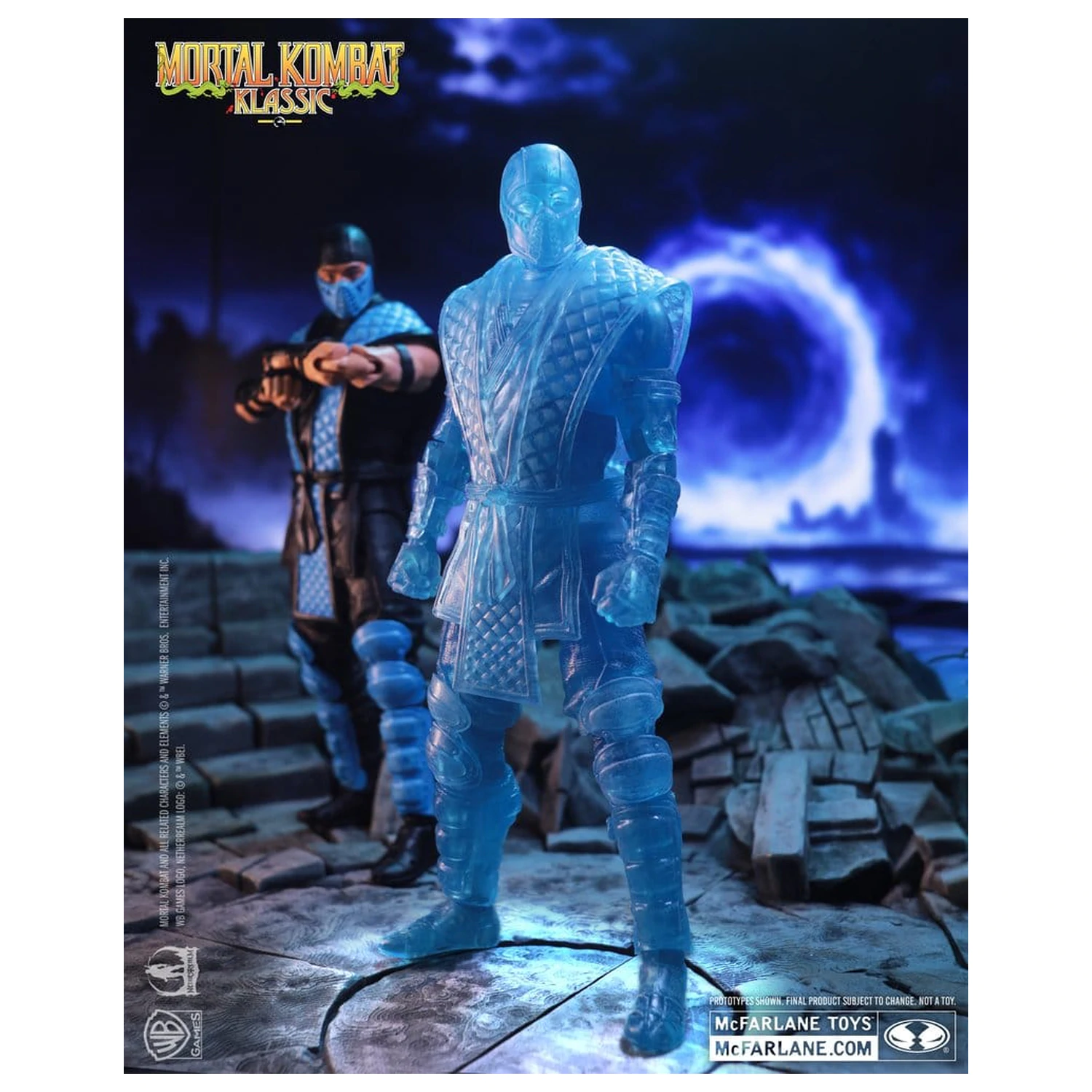 Mortal Kombat Klassic akcijska figura Sub-Zero (Ice Clone) 18 cm fotografija izdelka