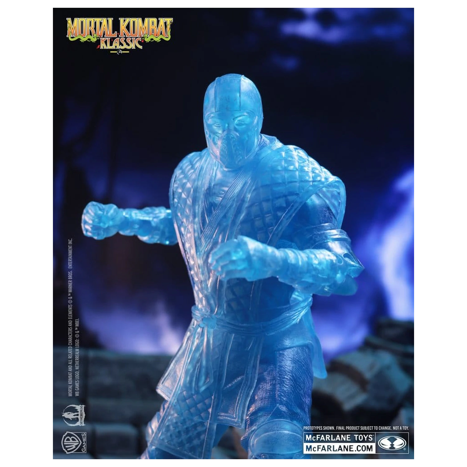 Mortal Kombat Klassic akcijska figura Sub-Zero (Ice Clone) 18 cm fotografija izdelka