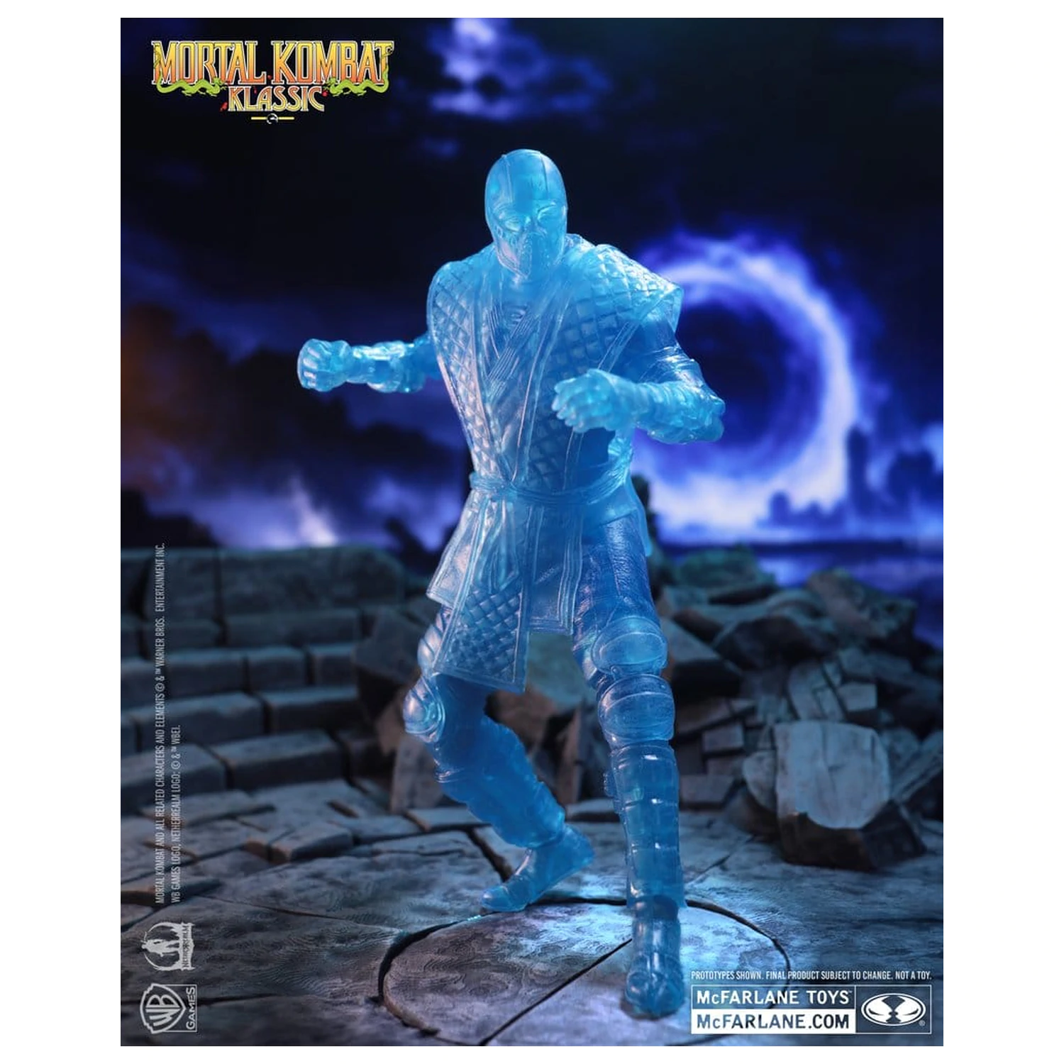 Mortal Kombat Klassic akcijska figura Sub-Zero (Ice Clone) 18 cm fotografija izdelka