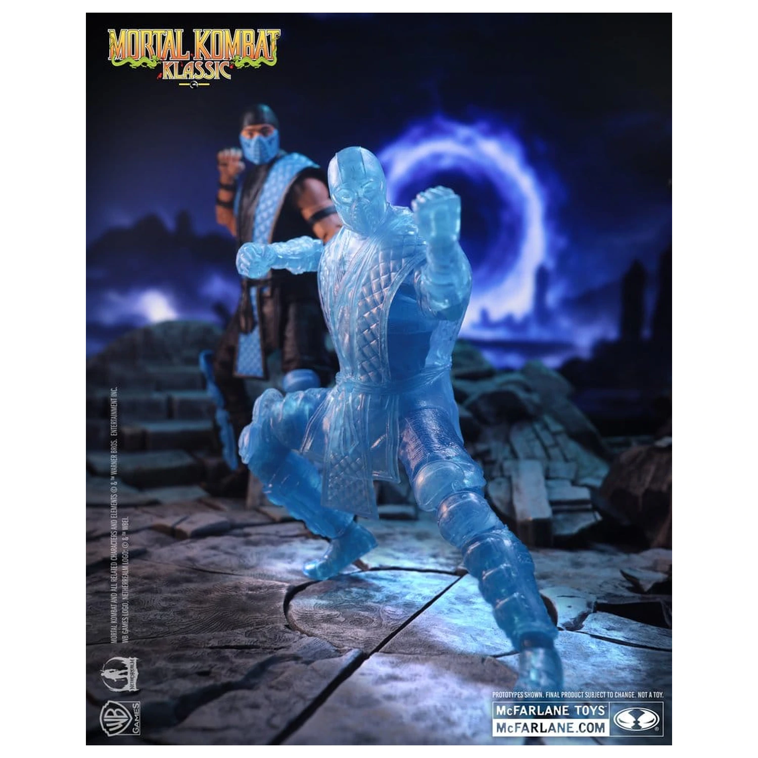 Mortal Kombat Klassic akcijska figura Sub-Zero (Ice Clone) 18 cm fotografija izdelka