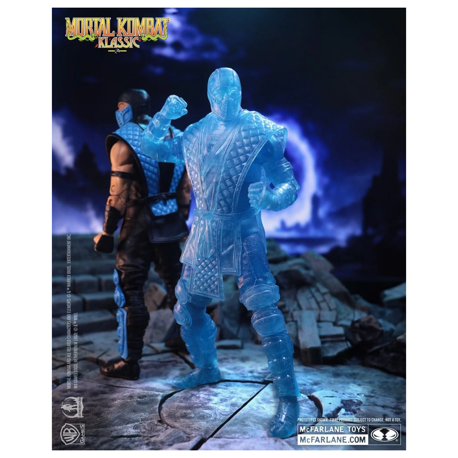 Mortal Kombat Klassic akcijska figura Sub-Zero (Ice Clone) 18 cm fotografija izdelka