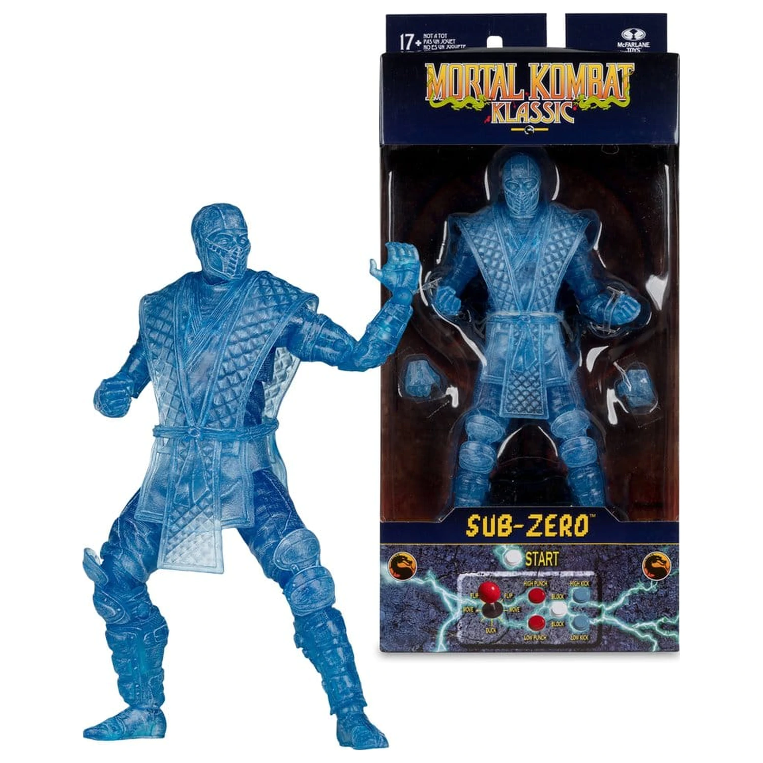 Mortal Kombat Klassic akcijska figura Sub-Zero (Ice Clone) 18 cm fotografija izdelka