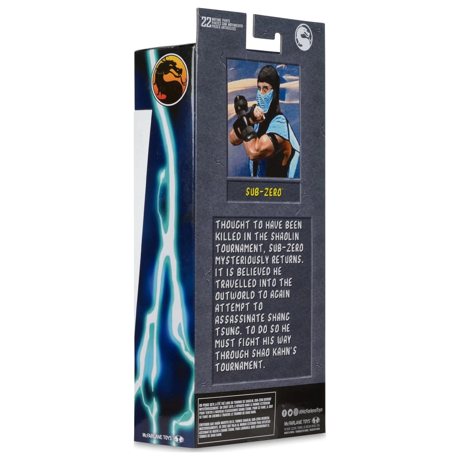Mortal Kombat Klassic akcijska figura Sub-Zero (Ice Clone) 18 cm fotografija izdelka