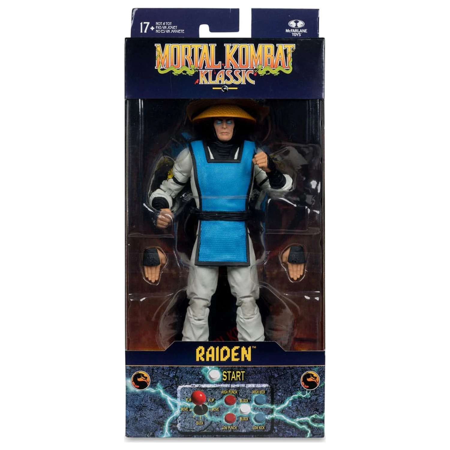 Mortal Kombat Klassiks akcijska figura Raiden 18 cm fotografija izdelka