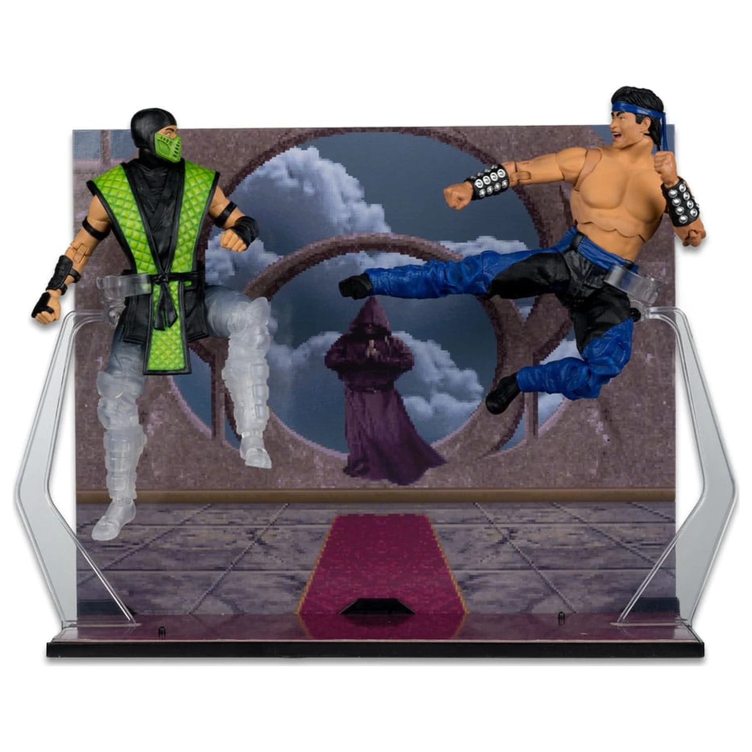 Mortal Kombat akcijska figura 2-paket Liu Kang proti Reptile (Klassics) 18 cm fotografija izdelka
