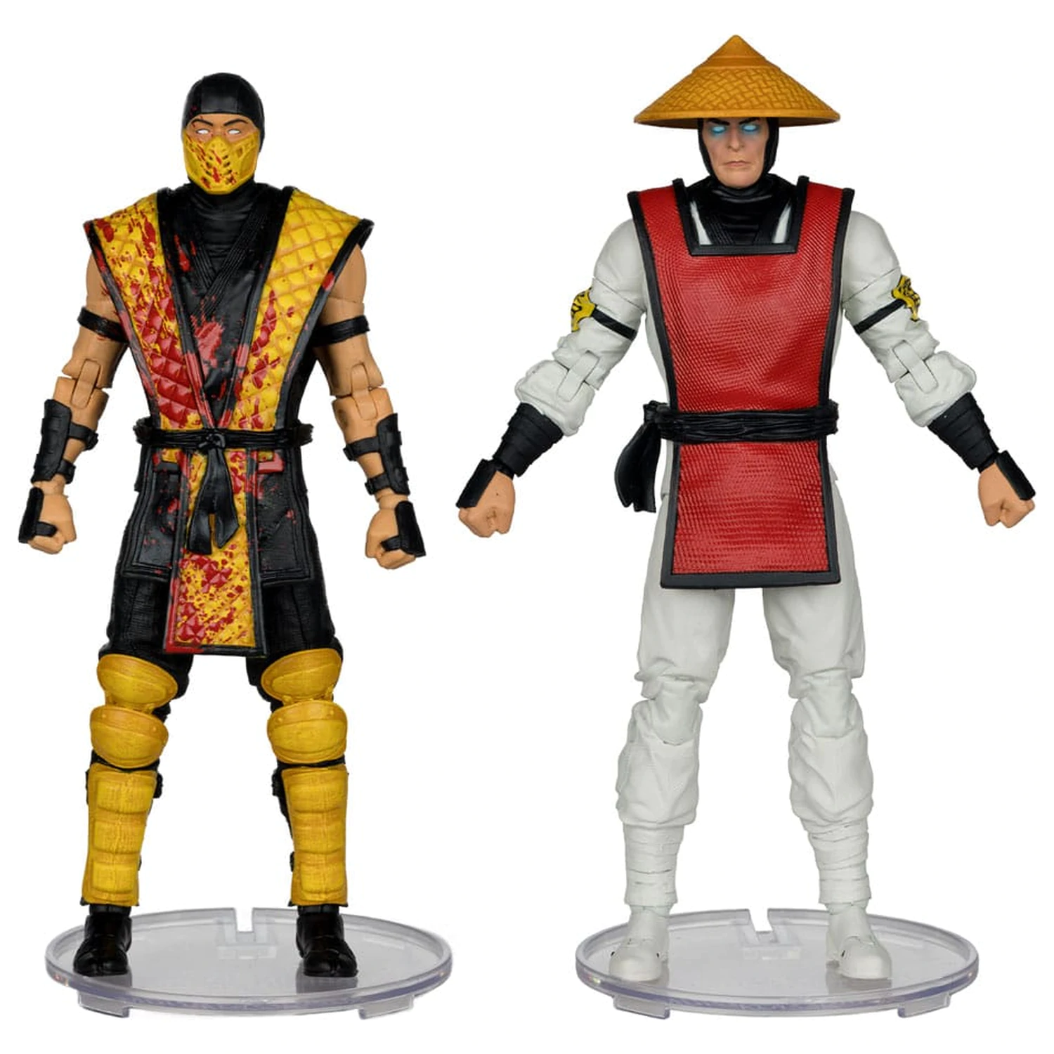 Mortal Kombat akcijska figura 2-paket Scorpion vs. Raiden (Klassics) 18 cm fotografija izdelka