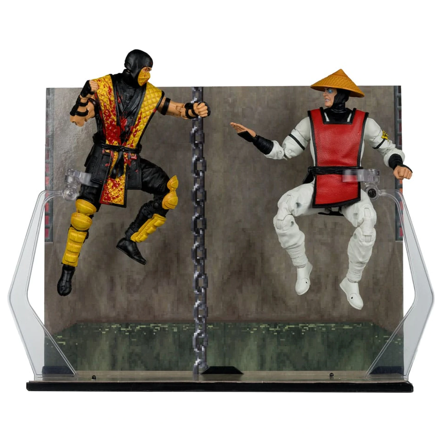Mortal Kombat akcijska figura 2-paket Scorpion vs. Raiden (Klassics) 18 cm fotografija izdelka