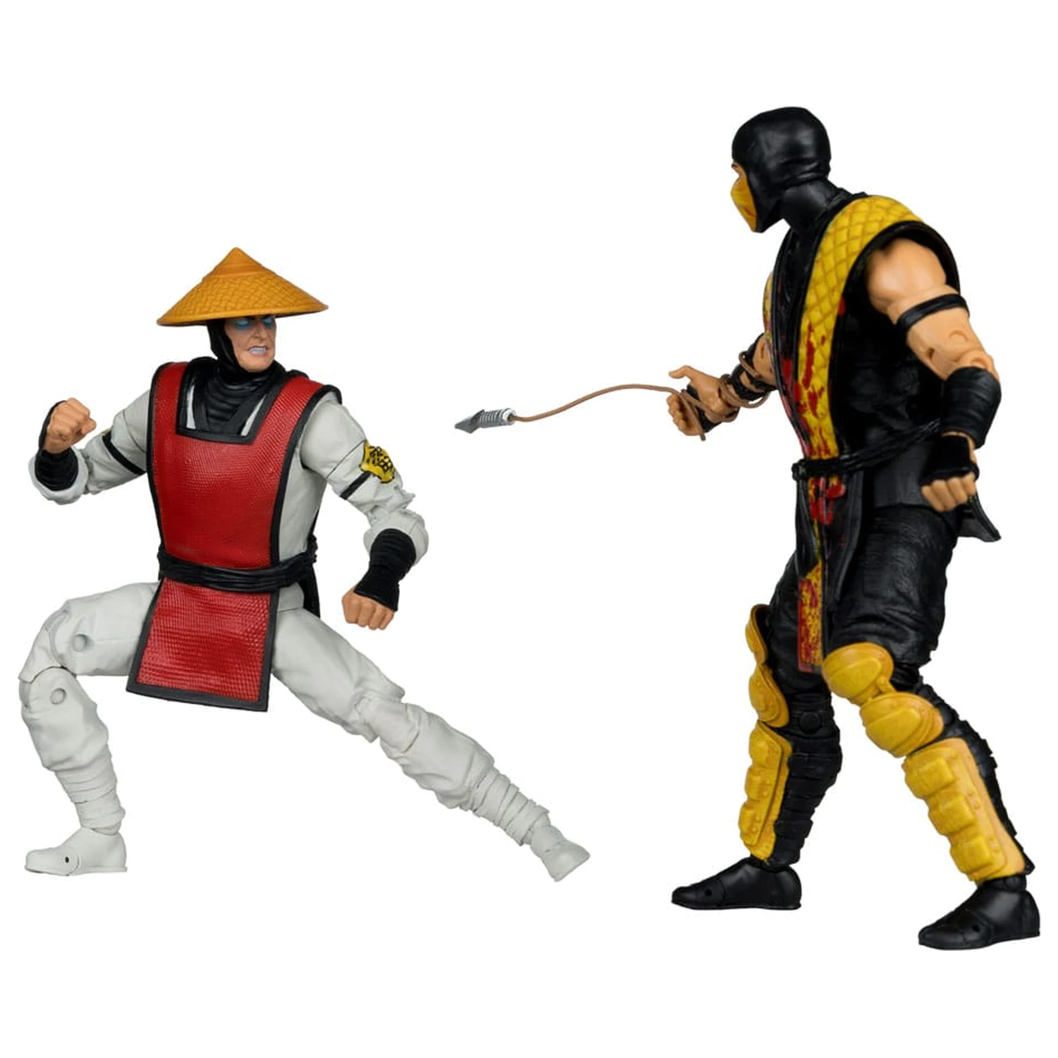Mortal Kombat akcijska figura 2-paket Scorpion vs. Raiden (Klassics) 18 cm fotografija izdelka