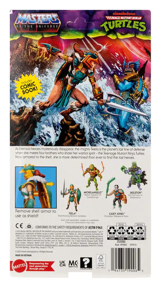 MOTU x TMNT: Turtles of Grayskull akcijska figura Teela 14 cm fotografija izdelka