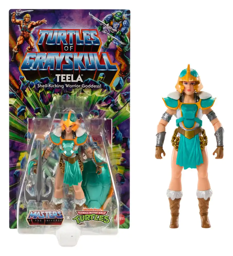 MOTU x TMNT: Turtles of Grayskull akcijska figura Teela 14 cm fotografija izdelka