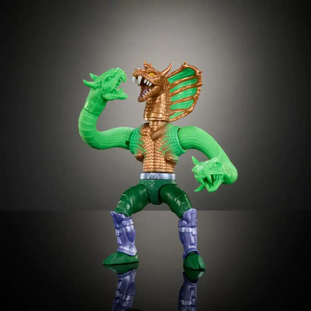 MOTU x TMNT: Turtles of Grayskull Deluxe akcijska figura King Hiss 14 cm fotografija izdelka