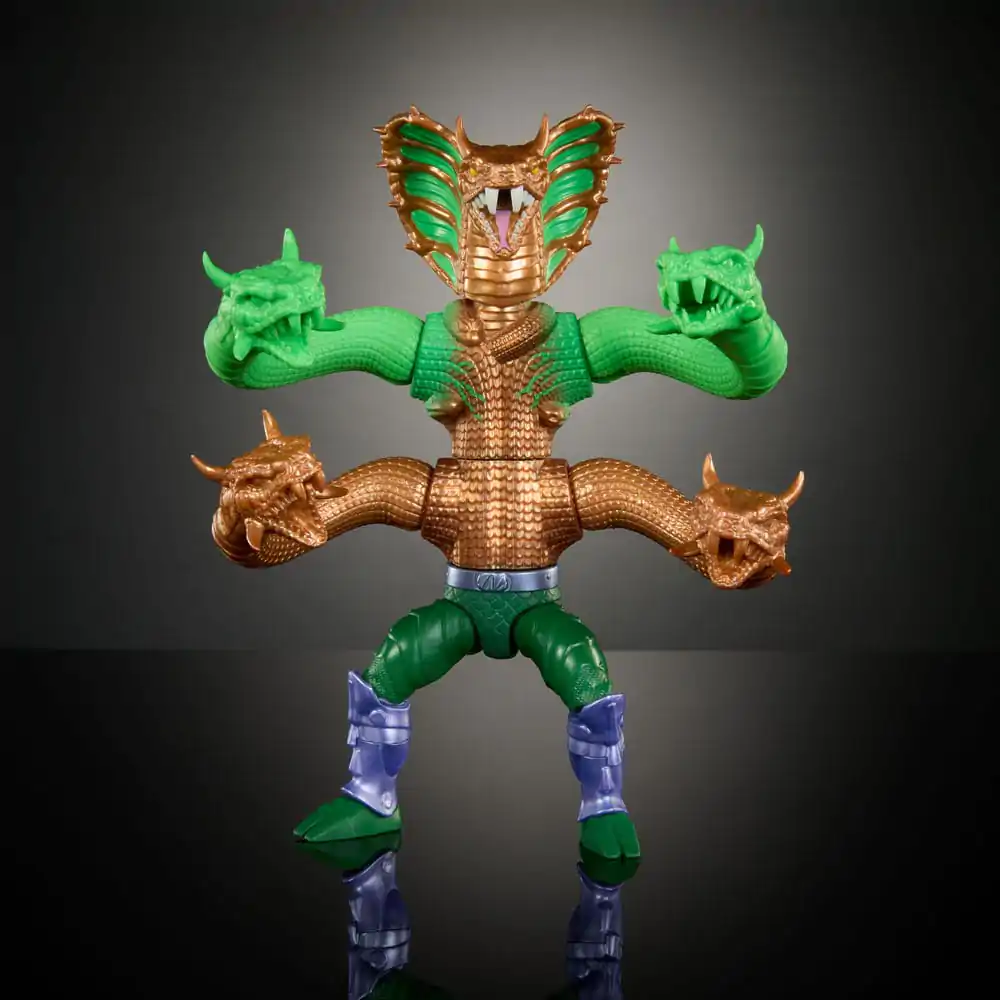 MOTU x TMNT: Turtles of Grayskull Deluxe akcijska figura King Hiss 14 cm fotografija izdelka