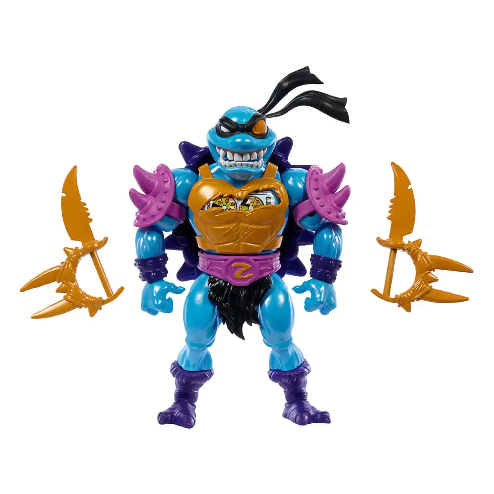 MOTU x TMNT: Turtles of Grayskull Deluxe akcijska figura Sla'ker 14 cm fotografija izdelka