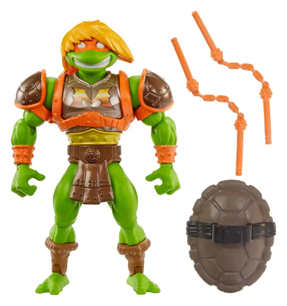 MOTU x TMNT: Turtles of Grayskull Akcijska Figura Michelangelo 14 cm fotografija izdelka