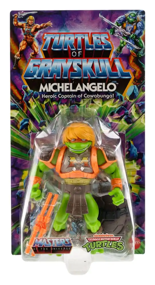 MOTU x TMNT: Turtles of Grayskull Akcijska Figura Michelangelo 14 cm fotografija izdelka