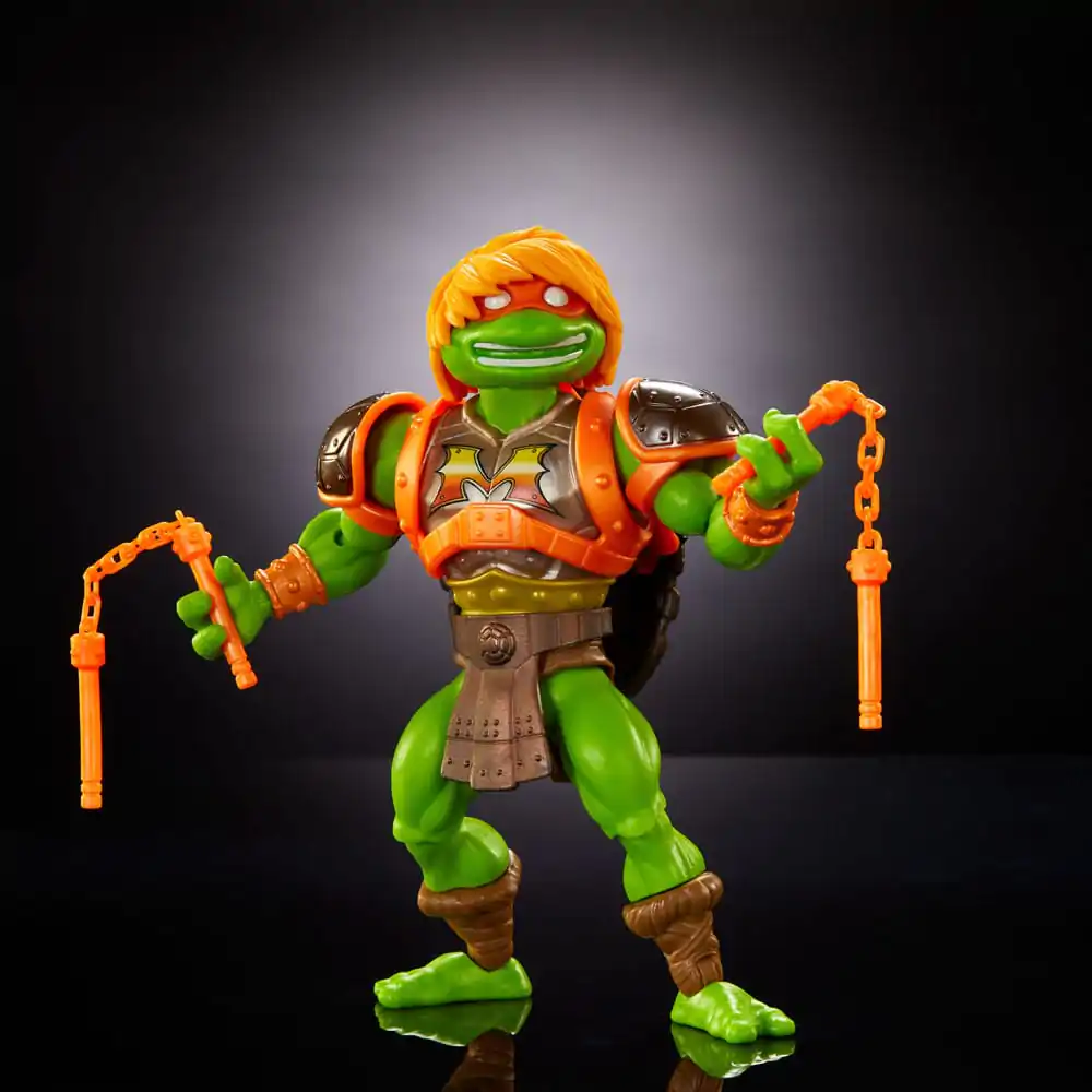 MOTU x TMNT: Turtles of Grayskull Akcijska Figura Michelangelo 14 cm fotografija izdelka