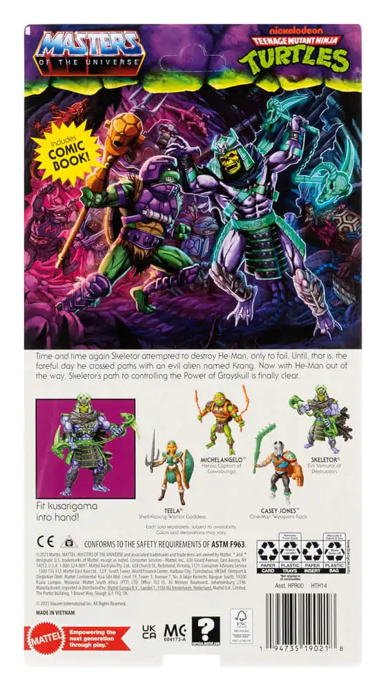 MOTU x TMNT: Turtles of Grayskull akcijska figura Skeletor 14 cm fotografija izdelka