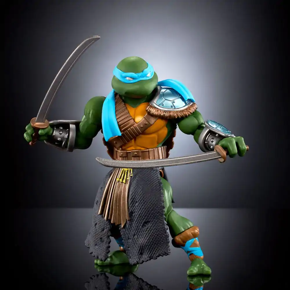 MOTU x TMNT: Turtles of Grayskull akcijska figura Stealth Armor Leonardo 14 cm fotografija izdelka