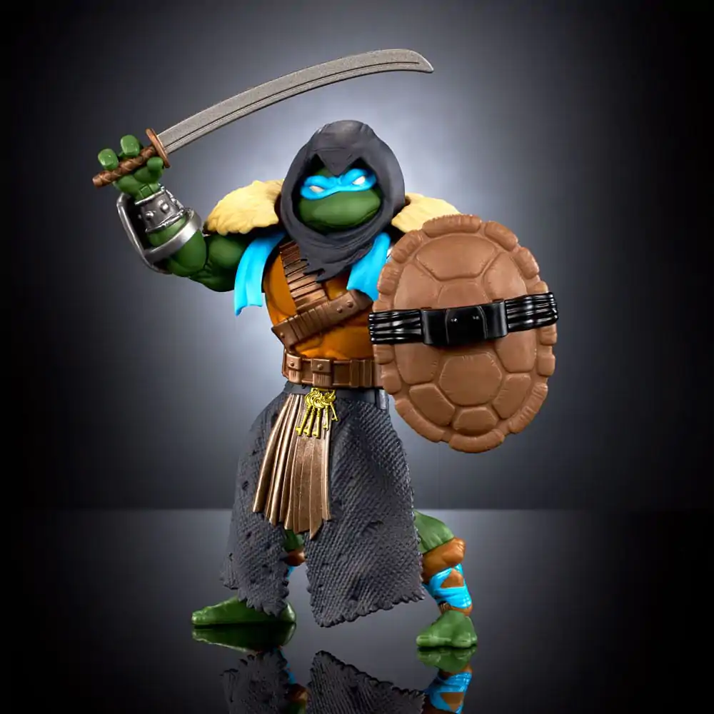 MOTU x TMNT: Turtles of Grayskull akcijska figura Stealth Armor Leonardo 14 cm fotografija izdelka