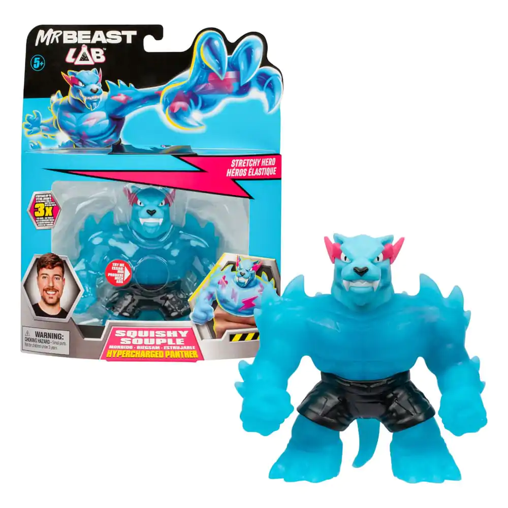 Mr. Beast Lab Goo Jit Zu raztegljiva figura Hypercharged Panther 11 cm fotografija izdelka