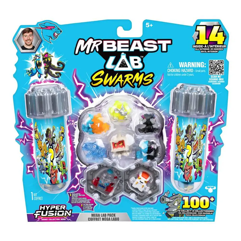 Mr. Beast Lab Swarms Figura Mega Lab Paket 14 kosov 3 cm fotografija izdelka