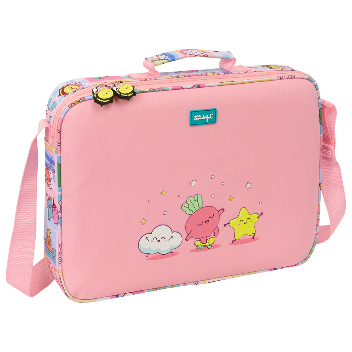 Mr. Wonderful Stripovska šolska aktovka fotografija izdelka