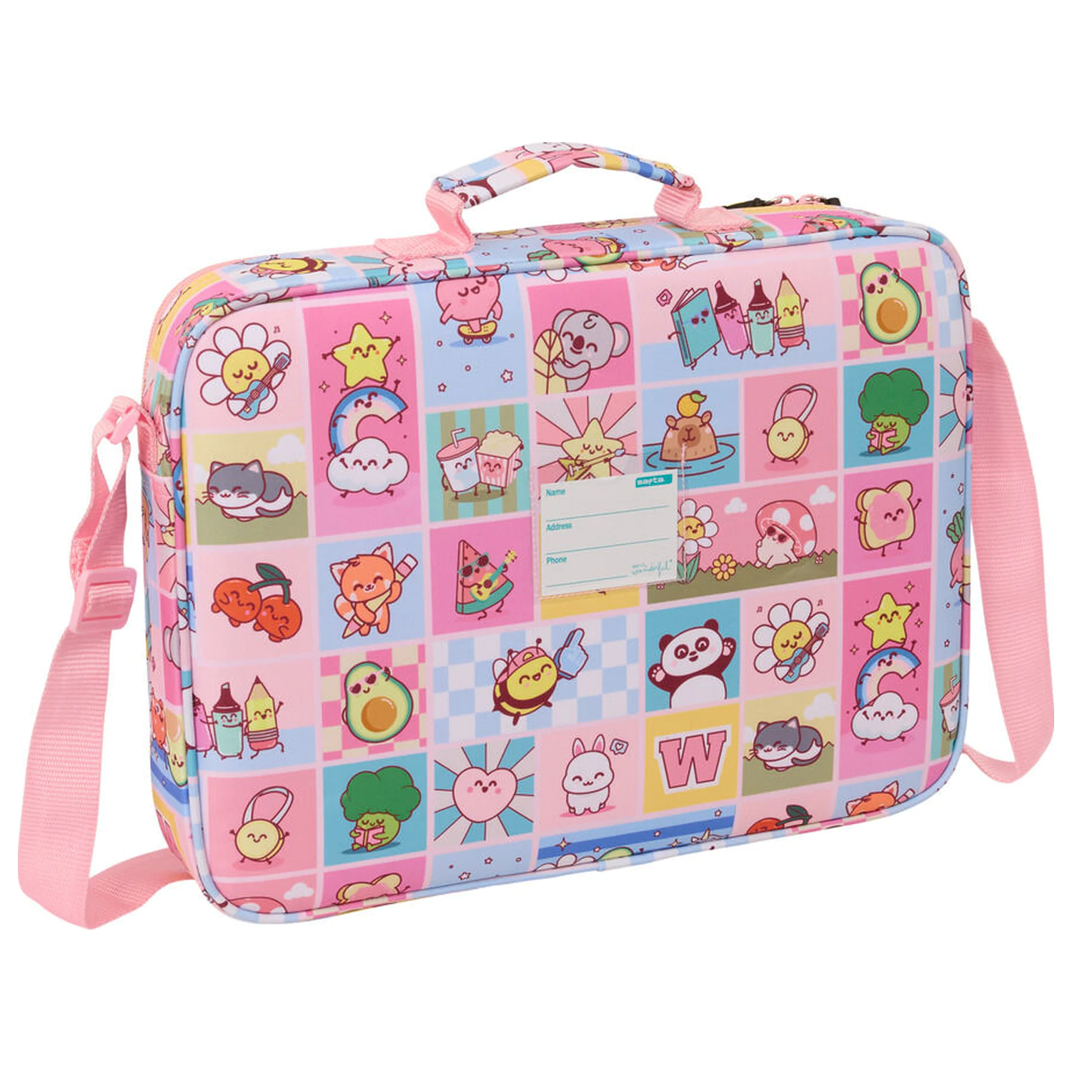 Mr. Wonderful Stripovska šolska aktovka fotografija izdelka